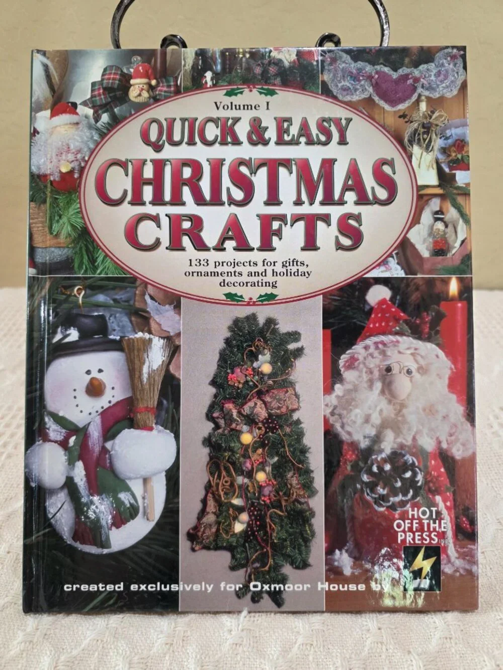 1996 Quick and Easy Christmas Crafts Oxmoor House 133 Designs VG+
